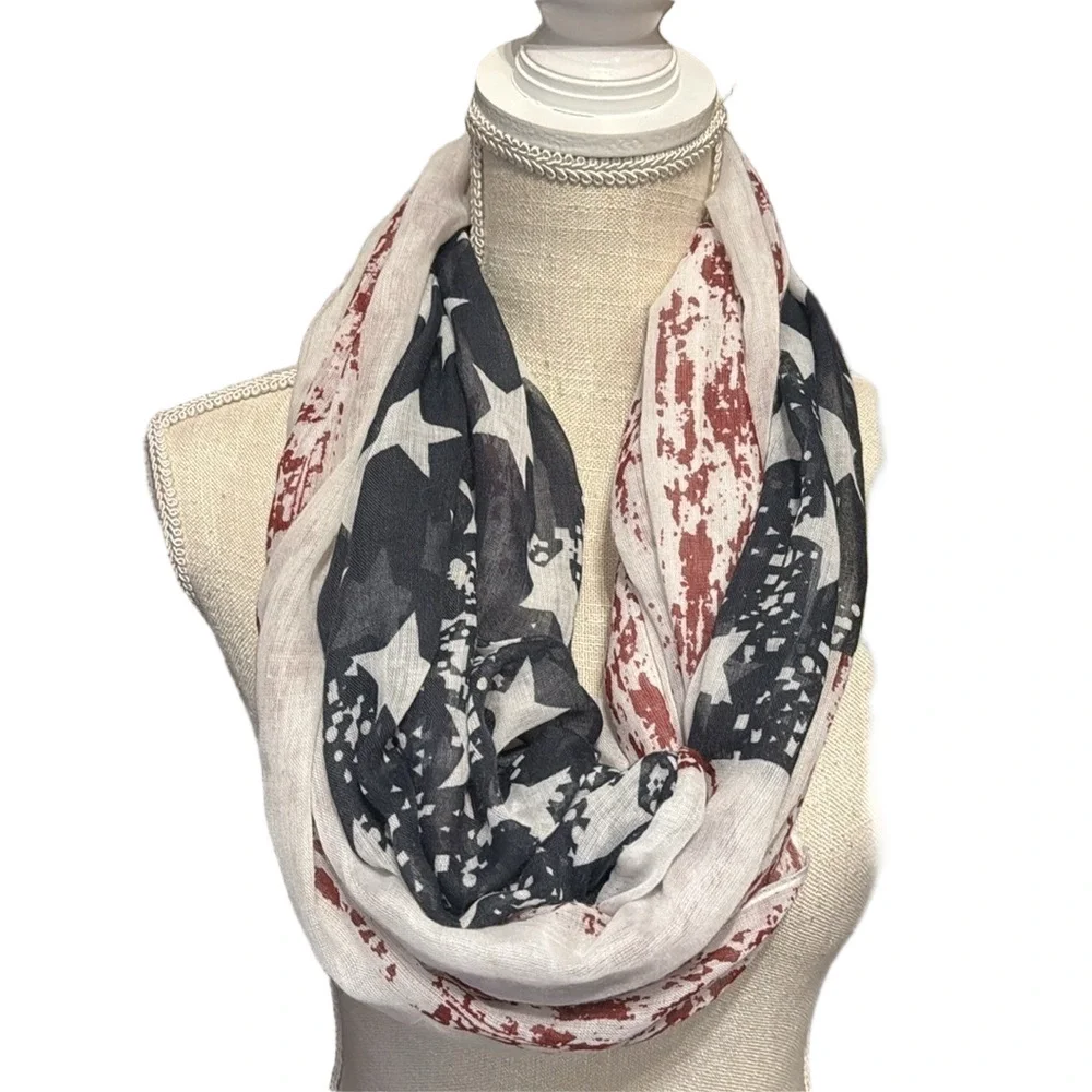 Pier 1 Imports Infinity Flag Scarf